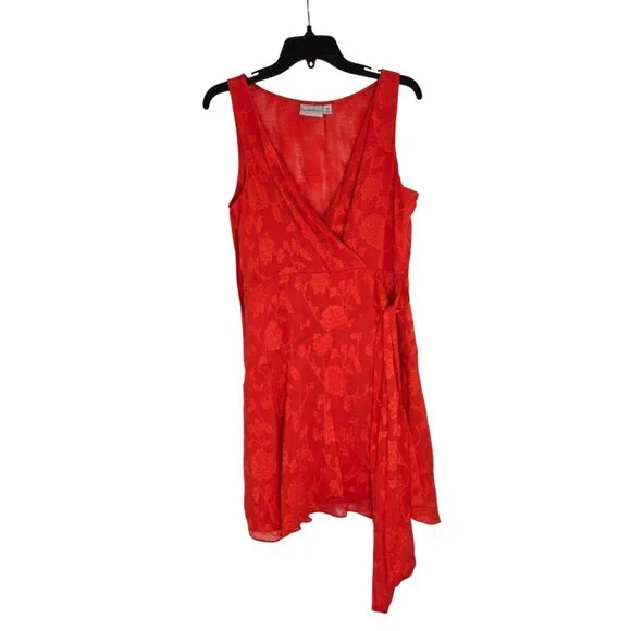 Premier Amour Sleeveless Fit + Flare Dress, 10, Red - Picture 3 of 11